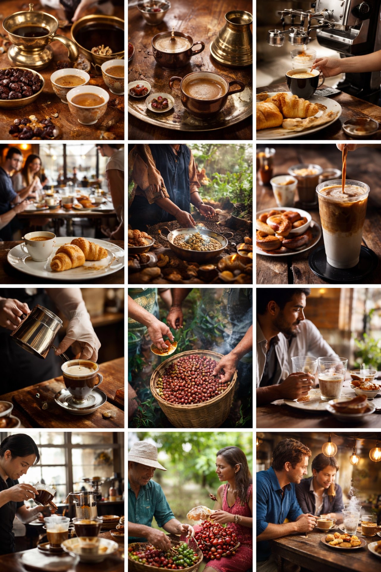 ثقافة القهوة حول العالم: رحلة عبر الطقوس والعادات من الشرق إلى الغرب